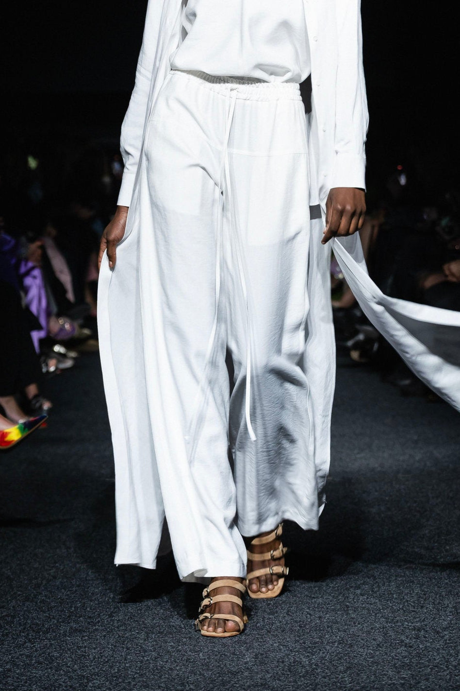 Jogger Pants - Viscose and Linen
